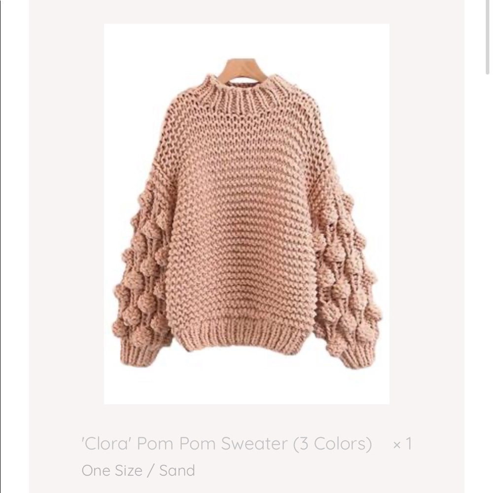 Goodnight Macaroon Clara Pom Pom sweater